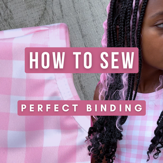 How to sew binding on a leotard