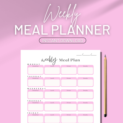 Weekly Meal Planner