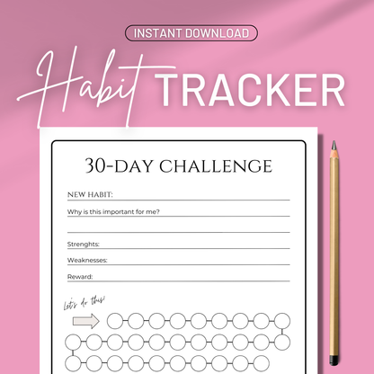 30 Day Habit Tracker