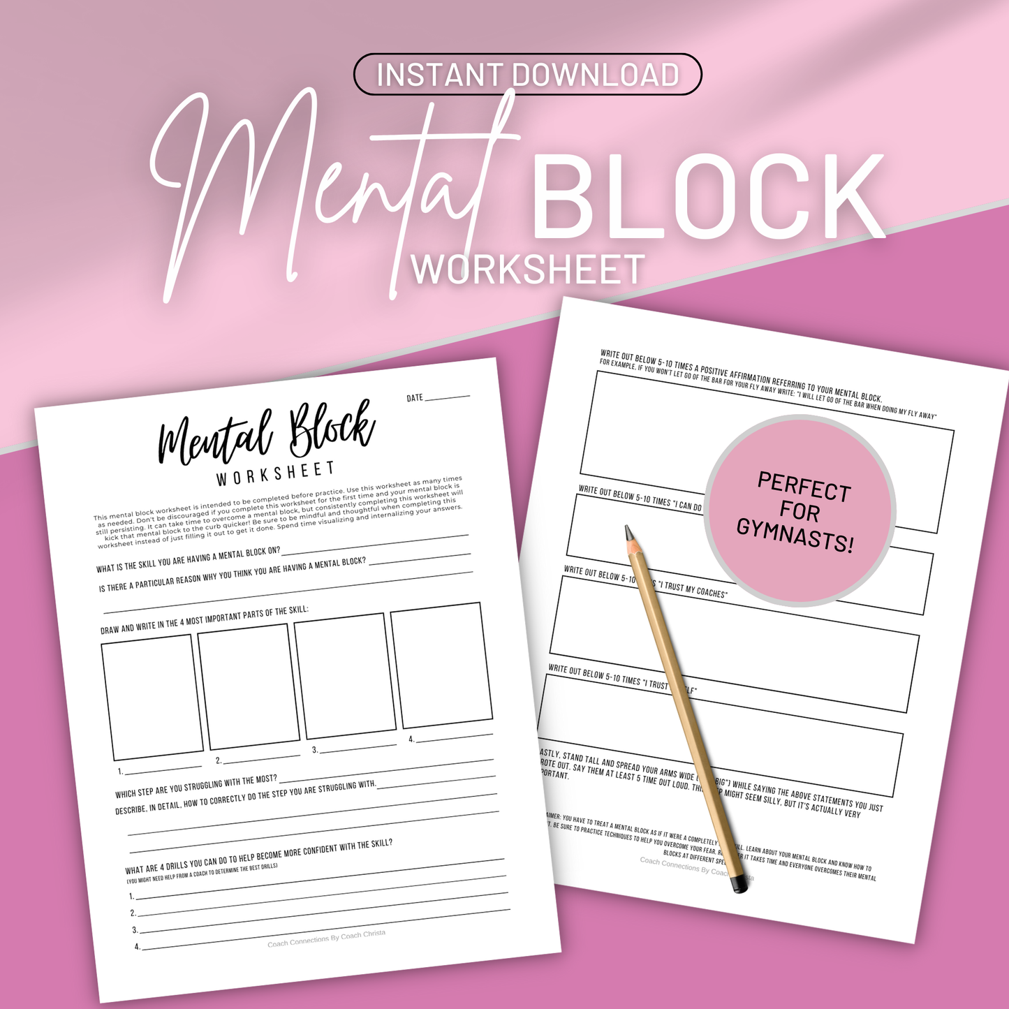 Mental Block Worksheet