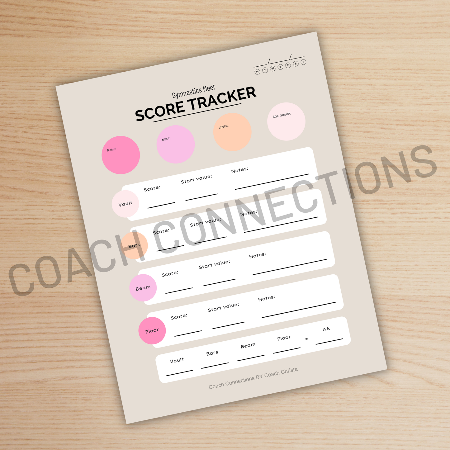 Gymnastics Meet Score Tracker