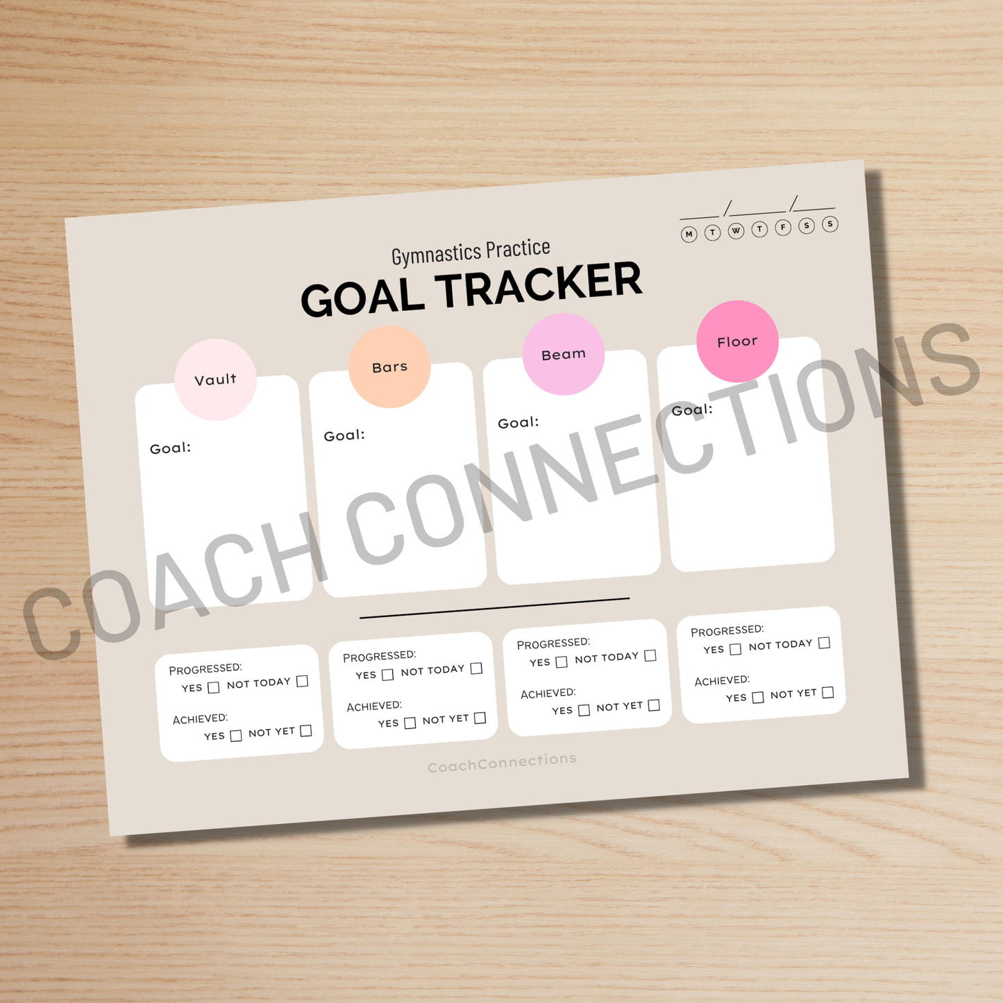 Gymnastics Goal Tracker