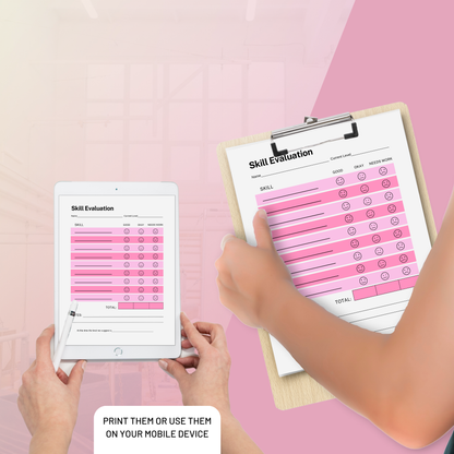 Simple Skill Evaluation Sheet