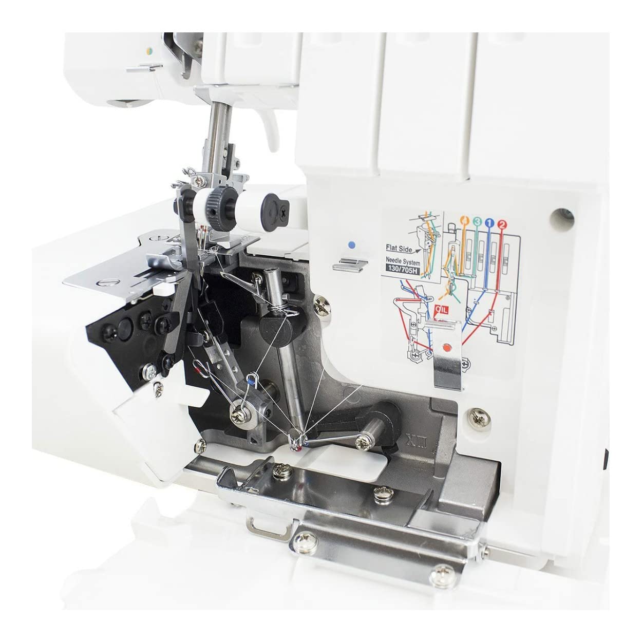 Juki MO-114D 2/3/4 Thread Overlock Sewing Machine