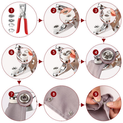 Metal Snap Button Fasteners