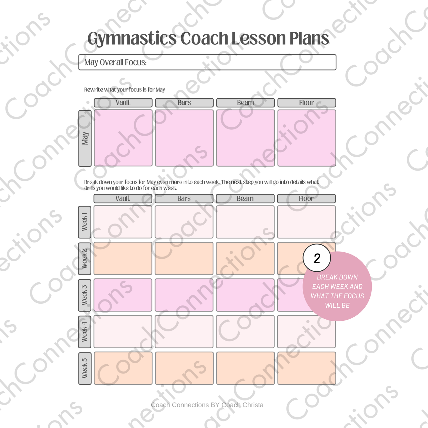 Lesson Planning Packet - Pink