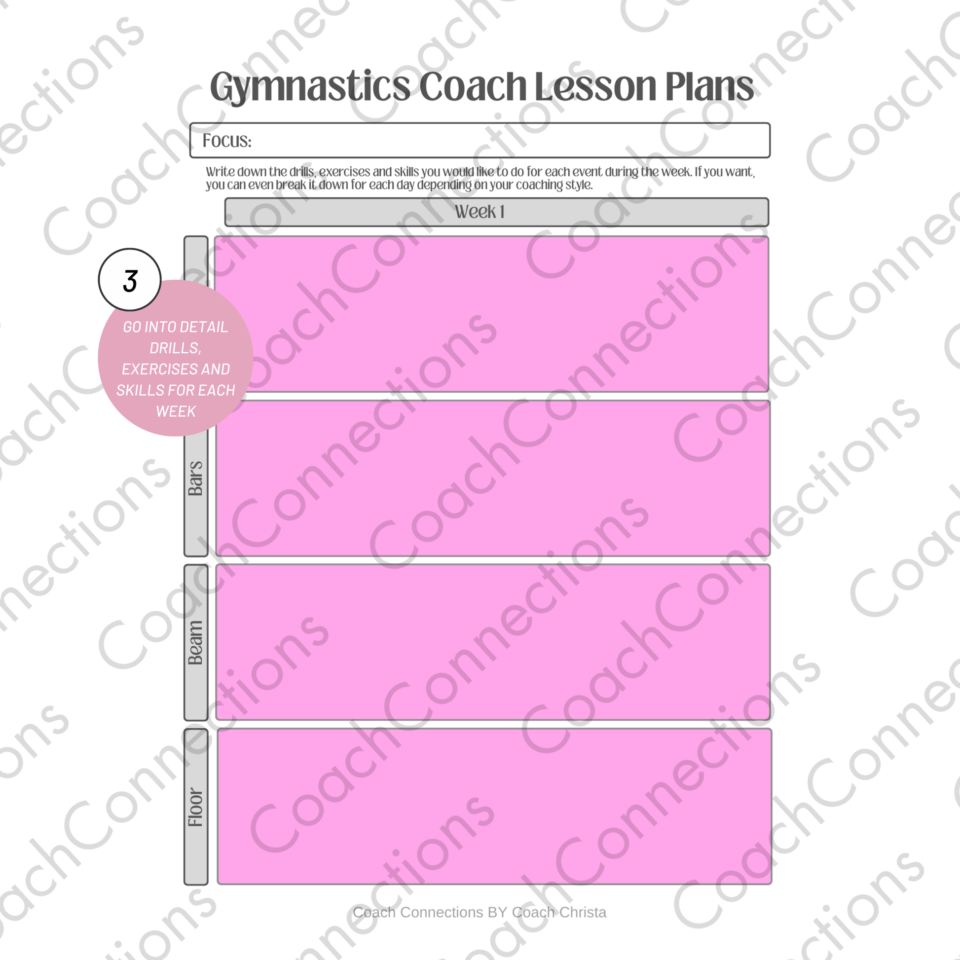 Gymnastics lesson plans